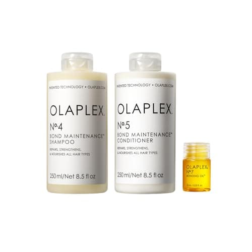OLAPLEX Wash & Shine Haarpflege Set Shampoo Conditioner & Haaröl