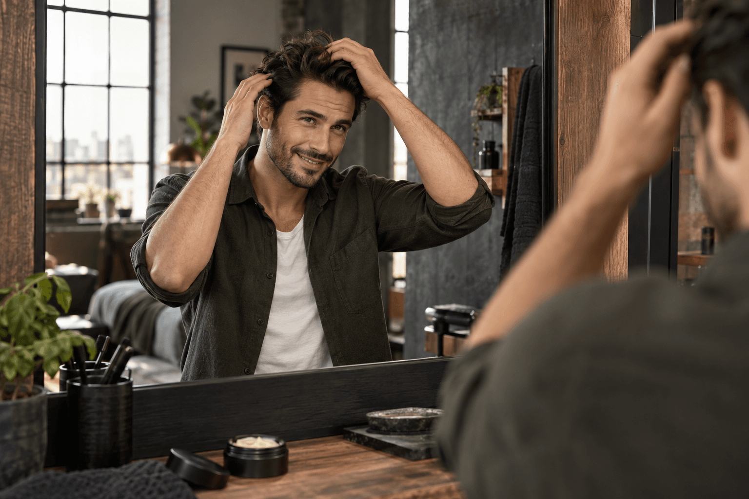 Editorial zu Wachs, Gel und Haarstyling