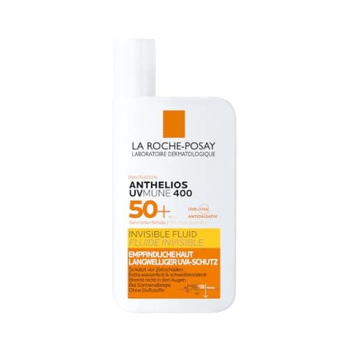 La Roche-Posay Anthelios Invisible Fluid Sonnencreme Gesicht, LSF 50+ 50 ml