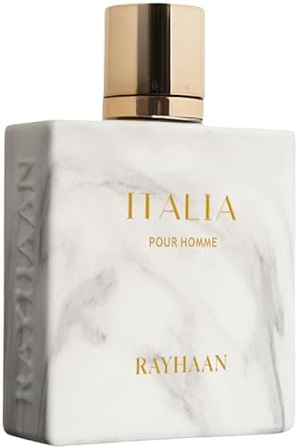 RAYHAAN ITALIA FOR MEN EDP 100ML, Luxury Men's Fragrance, Marble White Design, Premium Perfum- 100 - 100 - 100 - 100 - 100 - 100