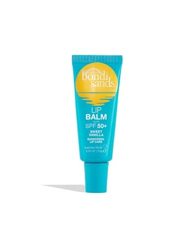 Bondi Sands – Lip Balm SPF 50+ Sweet Vanilla – feuchtigkeitsspendende Lippenpflege mit LSF 50 für einen umfangreichen Sonnenschutz, 10 g