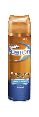 Gillette Fusion ProGlide Rasiergel Feuchtigkeit 200 ml, 4er Pack (4 x 200 ml)