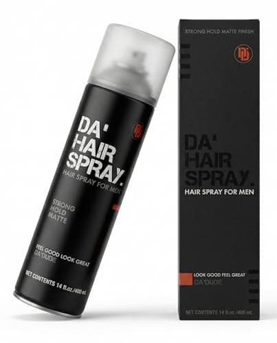 Da'Dude Mattes Haarspray Männer 400ml – Starker Halt bis 12h