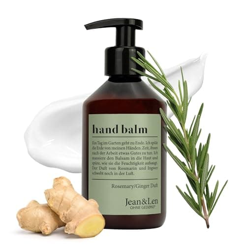 Jean & Len Hand Balm Rosemary & Ginger, 250 ml