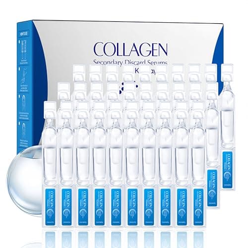 Collagen Serum Ampullen Gesicht - Serum Gesicht 30PCS - Anti Falten serum & Feuchtigkeitsserum gesicht - Straffend & Aufhellend Kollagen Ampullen Gesichtsserum Damen & Männer (Collagen)